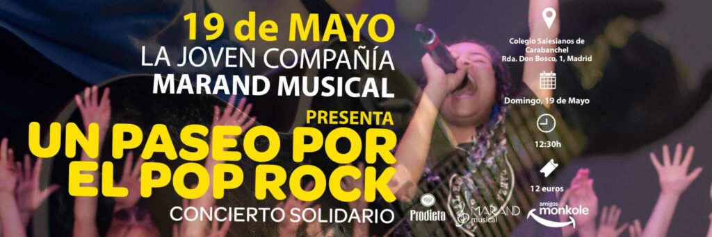 “Se trata de un concierto polifónico de voces infantiles y juveniles versionando canciones de Pop Rock nacional e internacional interpretadas con un alto nivel, cantadas y bailadas por la Joven Compañía Marand Musical. El concierto tiene una duración de 90 minutos y se interpretarán canciones pop rock de manera coral, así como temas solistas, dúos y tríos acompañados del coro. Todos los temas van entrelazados entre sí”, explica Carmen Márquez, directora y co-fundadora de la escuela Marand Musical. El concierto está dirigido y coreografiado por Iván Calvo Liberal.